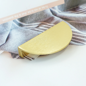 2.5" (64mm) Modern Brushed Gold Brass Knobs, Pulls & Handles | Drawer, Dresser, Kitchen Cabinet, Wardrobe & Cupboard Hardware