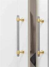 Load image into Gallery viewer, Solid Brass Drawer Pulls &amp; Knobs | Black, Brushed Nickel &amp; Bronze - Dresser Knobs, Kitchen Handles &amp; Cabinet Door Hardware
