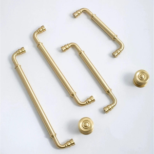 5"-8.8" Brushed Brass Knobs, Pulls & Handles | Drawer, Cabinet, Kitchen & Dresser Hardware