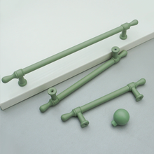 Load image into Gallery viewer, 3.78&quot;-7.55&quot; Nordic Green Modern Knobs &amp; Pulls (Mini Ball) | Drawer, Cabinet &amp; Kitchen Unique Hardware
