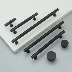 3.78", 5", 6.3", 7.55" Matte Black Drawer Pulls | Unique Cabinet & Kitchen Pulls, Dresser & Cupboard Knobs, Furniture Hardware