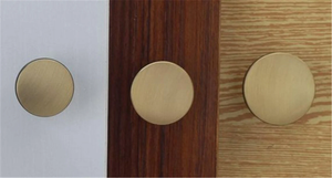 Brass Black & Bronze Vintage Retro Round Knobs | Cabinet Door Handles, Drawer & Dresser Pulls