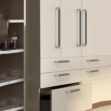 Load image into Gallery viewer, Extra Large Gray &amp; Coffee Knobs, Pulls &amp; Handles | Wardrobe, Cabinet, Kitchen, Dresser, Cupboard &amp; Drawer Hardware
