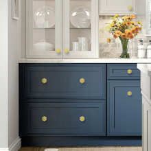 Load image into Gallery viewer, Brushed Brass &amp; Antique Bronze Knobs, Pulls &amp; Handles | Drawer, Kitchen Cabinet, Dresser &amp; Door Hardware
