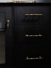 Load image into Gallery viewer, 3.78&quot;-6.3&quot; Antique Brass &amp; Antique Bronze Knobs, Pulls &amp; Handles | Drawer, Cabinet, Dresser Solid Hardware
