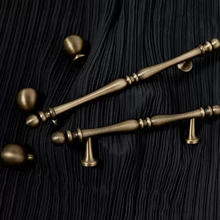 Load image into Gallery viewer, 3.78&quot;-5&quot; Aged Brass &amp; Antique Bronze Knobs, Pulls &amp; Handles | Cabinet, Kitchen, Drawer, Dresser &amp; Cupboard Hardware
