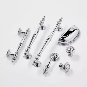 3", 3.78", 5", 6.3" Chrome Drawer Pulls | Unique Kitchen & Wardrobe Handles, Hollow Cupboard Knobs, Hardware