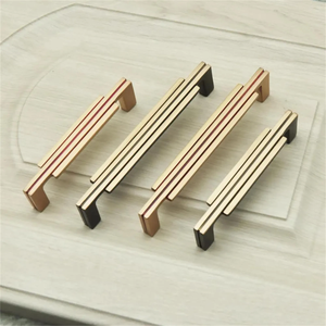 Brass & Pure Copper Modern Nordic Cabinet Handles | Simple Wardrobe Door & Drawer Pulls, Kitchen Cabinet Pulls