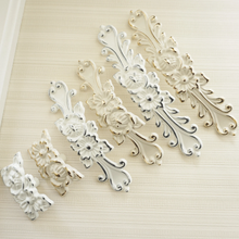 Load image into Gallery viewer, 3.78", 5.0" White, Gold, Silver Dresser Pulls | Shabby Chic French Country Drawer Knobs, Kitchen Cabinet Handles &amp; Furniture Hardware
