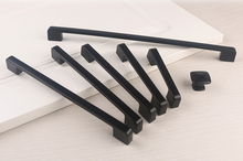 Load image into Gallery viewer, 3.78&quot;-12.5&quot; (96-320mm) Black Knobs, Pulls &amp; Handles | Dresser, Drawer, Kitchen Cabinet Hardware
