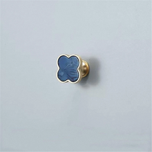 Load image into Gallery viewer, Sapphire Blue &amp; Gold Knobs, Pulls &amp; Handles | Cabinet, Cupboard, Wardrobe, Dresser Drawer &amp; Furniture Hardware
