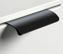 Load image into Gallery viewer, Black Invisible Concealed Pulls | Modern Decorative Embedded Drawer, Cabinet, Wardrobe &amp; Cupboard Handles
