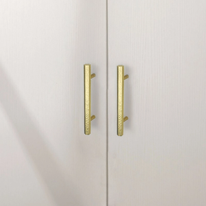 2.5", 3.78", 5", 6.3", 7.55" Hexagon Gold Brass Hammered Kitchen & Drawer Pulls | Luxurious Cabinet Door Handles, Dresser & Wardrobe Knobs