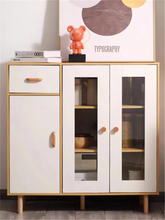 Load image into Gallery viewer, 2.5&quot;, 3.78&quot;, 5&quot;, 6.3&quot; Natural Beech Wood Handles | Solid Wood Cabinet &amp; Kitchen Door Handles, Simple Round Dresser Knobs
