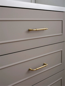 5"-8.8" Brushed Brass Knobs, Pulls & Handles | Drawer, Cabinet, Kitchen & Dresser Hardware