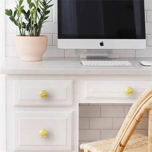 Modern Hexagon Brass Knobs & Pulls | Minimalist Luxury Drawer, Small Cabinet & Door Handles