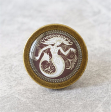 Load image into Gallery viewer, Retro Mermaid Handmade Chic Knobs &amp; Pulls | Drawer, Dresser, Cupboard, Kitchen Cabinet &amp; Door Furniture Hardware
