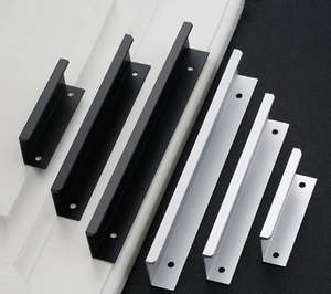 2.5"-10.0" Black & Silver Knobs, Pulls & Handles | Drawer, Kitchen Cabinet, Closet, Wardrobe & Kitchen Hardware