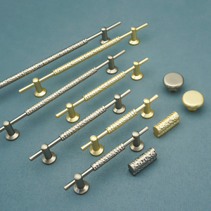 1.25", 3.78", 5", 7.56", 10" Gold Hammered & Black Nickel Pulls | Kitchen & Cabinet Handles, Drawer Knobs, Art Decor Hardware