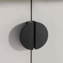 Load image into Gallery viewer, 2.5&quot; Black, Gray, Gold, Nickel Semicircle Drawer Pulls | Modern Kitchen &amp; Cupboard Handles, Dresser Knobs, Wardrobe &amp; Cabinet Hardware
