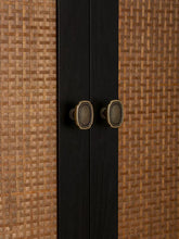 Load image into Gallery viewer, Vintage Woven Texture Wardrobe Door Knob, Dark Tone Antique Bronze Single Hole Hardware Pull for Cabinet &amp; Drawer
