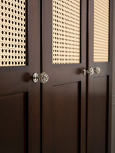 Load image into Gallery viewer, Mid-Century Hollow Ball Brass Knob, Titanium Silver Small Drawer &amp; Cabinet Door Handle
