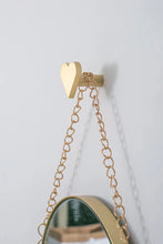 Load image into Gallery viewer, Solid Brass Loving Heart Hook - Decor &amp; Wall Use (Coat/Hat)
