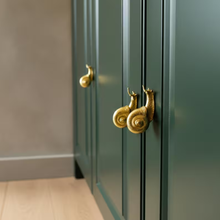 Load image into Gallery viewer, Snail Shaped Cabinet Knobs | Animal Drawer Pulls for Nursery &amp; Kids Room Hardware
