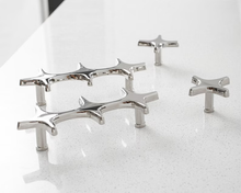 Load image into Gallery viewer, Retro French Cabinet Handle |  Polished Chrome Personalized Furniture Pull
