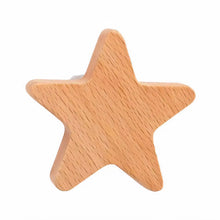 Load image into Gallery viewer, Minimalist Wooden Star Moon Cloud Flower Hooks | Punch-Free Self-Adhesive Indoor Wall Mount Clothes Hooks
