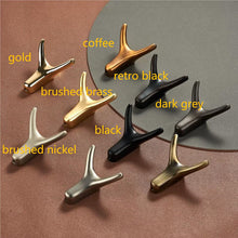 Load image into Gallery viewer, Modern Animal-Shaped Wall Hook | Brushed Brass Zinc Alloy - Stylish Coat Hanger
