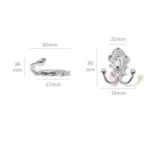 Load image into Gallery viewer, European Vintage Solid Brass Wall Hooks, Light Luxury Silver‑Gold Coat Hooks for Entryway, Cloakroom, Bathroom and Wardrobe
