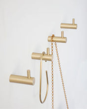 Load image into Gallery viewer, Solid Brass Hook: Coat/Hat/Clothes/Mirror (Wall Decor)
