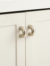 Load image into Gallery viewer, Bauhaus Minimalist Brass Cabinet Pulls, Titanium Silver Creative Wardrobe &amp; Cupboard Knobs
