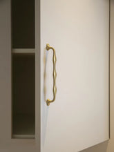 Load image into Gallery viewer, French Luxury Irregular Brass Long Pulls, Minimalist Copper Handles for Drawers and Wardrobes
