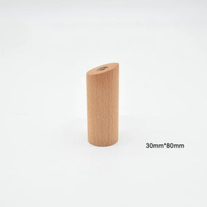 Modern Natural Beech  black walnut  Wood Wall Hook | Coat Hanger Organizer