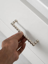Load image into Gallery viewer, Modern Beaded Polished Chrome Cabinet Pulls | Premium Drawer Handles for Kitchen Island, Home Decor &amp; Cabinetry
