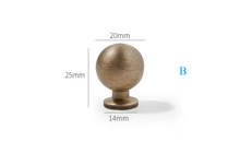 Load image into Gallery viewer, Mid‑Century Brass Drawer Pulls, French Retro High‑End Pendant Ball Handles for Kitchen Cabinet &amp; Wardrobe
