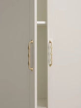 Load image into Gallery viewer, French Luxury Irregular Brass Long Pulls, Minimalist Copper Handles for Drawers and Wardrobes
