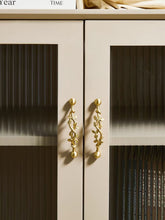 Load image into Gallery viewer, Antique Bronze Vine Brass Cabinet Pulls, Mid-Century French Vintage Handles for Kids Room, Kitchen &amp; Wardrobes
