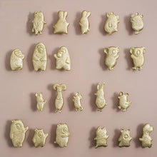 Load image into Gallery viewer, Hand Cast Gold Brass Animal Knobs, Original Cute Small Handles for Children’s Cabinets, Drawers and Wardrobes
