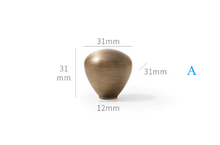 Load image into Gallery viewer, Antique Bronze Luxury Brass Small Drawer Knobs, French Mid-Century &amp; New Chinese Style Handles for Kitchen Cabinets, Drawers and Wardrobes
