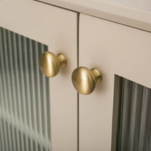 Load image into Gallery viewer, Minimalist Gold Single Hole Brass Knobs, Nordic French Luxury Small Handles for Cabinets, Drawers and Wardrobes
