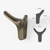 Modern Animal-Shaped Wall Hook | Brushed Brass Zinc Alloy - Stylish Coat Hanger