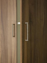 Load image into Gallery viewer, Minimalist French Brass Cabinet Pulls, Titanium Silver Mid-Century Long Drawer Handles with Small Round Knobs for Furniture
