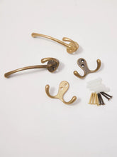 Load image into Gallery viewer, Vintage Brass European Wall Coat Hooks, Nordic Luxury Clothes Hanging Hooks for Entryway Cloakroom Fitting Room
