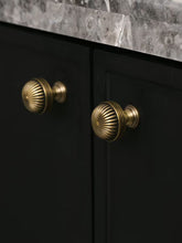 Load image into Gallery viewer, American Vintage Cabinet Knob, Yellow Antique Bronze Distressed Pendant Single Hole Drawer Pull for Furniture Cupboard
