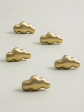 Load image into Gallery viewer, Cute Star Cloud Brass Single Hole Knobs, Original Small Handles for Children’s Drawers and Wardrobes
