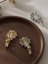 Load image into Gallery viewer, European Vintage Silver‑Gold Solid Brass Wall Hooks, Light Luxury Coat Hooks for Entryway, Cloakroom, Cabinet and Wardrobe
