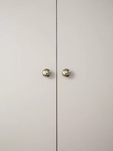 Load image into Gallery viewer, Mid‑Century Mushroom Cabinet Knob, Brass Titanium Silver Electroplated Round Small Pull for Wardrobe Drawer
